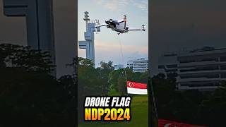 NDP2024 Drone Flag Flypast was AWESOME [upl. by Durning]