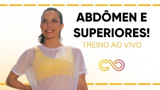 Treino ao vivo 🔥 abdômen e superiores Carol Borba [upl. by Beau]