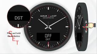 Daylight Saving Time Selection ONOFF  ALFAJR ANADIGI CLOCK [upl. by Novla679]