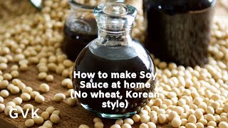 How to Make Soy Sauce at Home Korean style without wheat [upl. by Anglo]