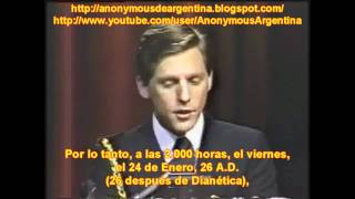 Scientology Evento por Muerte de L Ron Hubbard LRH 1 Discurso de David Miscavige 1986 [upl. by Oker426]