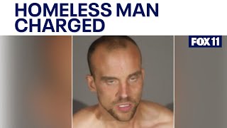 Homeless man charged with trying to strangle man fishing at Santa Monica Beach [upl. by Jd]