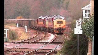 3740837418 at Crediton on Meldon Quarry to Westbury Stone Train 290801 [upl. by Ferriter776]