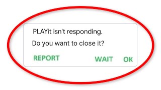 How To Fix PLAYit App Isnt Responding Error Android amp Ios  Playit app Not Open Problem  Fix [upl. by Nyllewell]