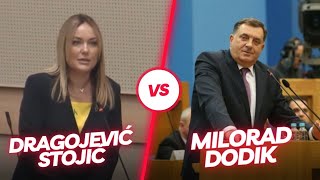 RASPRAVA u Skupštini Maja Dragojević Stojić vs Milorad Dodik [upl. by Raybourne763]