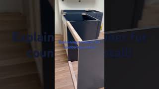 Explaining to owner for countertop install construction diy kitchen countertops diykitchen [upl. by De]