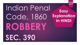 Explanation and difference between extortion robbery and theft  Indian Penal Code [upl. by Arlie280]