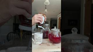 Let’s make Roselle Hibiscus Tea garden gardening herbaltea herbs hibiscus hibiscustea [upl. by Namrej939]