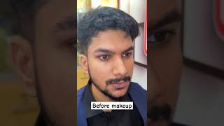 Groom makeover before amp after look makeup groommakeup attaaminhas sohnasalon [upl. by Yniatirb822]