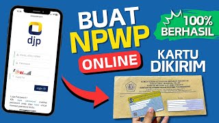 Cara Daftar NPWP Secara Online Lewat HP  Cara Membuat NPWP Online [upl. by Ezri]