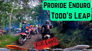 Todds Leap  Proride Enduro 2023  Full First Lap Unedited [upl. by Noiroc]