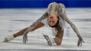 14yearold Isabeau Levito slays audience places 4th in short program at US Championships [upl. by Honorine168]