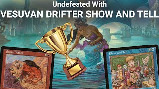 VESUVA DRIFT Undefeated Trophy with Legacy Vesuvan Drifter Sneak amp Show MoM Aftermath Combo MTG [upl. by Eselahs368]