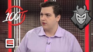 Jacob Wolf dissects G2 roster shuffle and poaching claims Bangs move to 100 Thieves  ESPN Esports [upl. by Lanor]