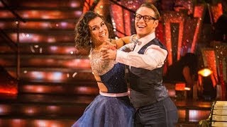 Susanna Reid amp Kevin Foxtrot to Cant Take My Eyes Off You  Strictly Come Dancing 2013  BBC [upl. by Dich]