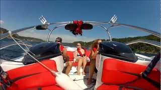 SeaDoo Speedster 200  510 hp VS SeaDoo RXTX 255 hp  GOPRO Boat vs Jet ski [upl. by Ervine]