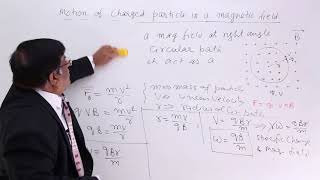 Class 12th – Motion of Charged Particle in A Magnetic Field  Tutorials Point [upl. by Erialc576]