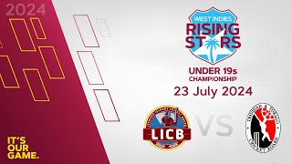 🔴 LIVE Leewards Islands v Trinidad amp Tobago  CWI Men’s Under 19  50 Over Championships 2024 [upl. by Trelu409]