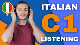 TEST di ASCOLTO di ITALIANO C1  Quiz AVANZATO [upl. by Akinat]