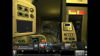 Train Simulator District line Olympia shuttle KH007 [upl. by Llerud]