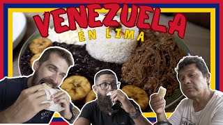 Probamos comida Venezolana en Lima nos gustó o no Luciano y Tejadita comiendo todo [upl. by Nuoras]