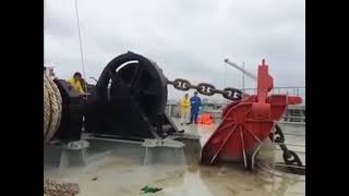 FAIL  Anchor drop  A ship loses huge anchor Amazing [upl. by Buckden]