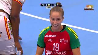 Womens EHF EURO 2022 Qualifiers Phase 2  Portugal vs Spain [upl. by Iran125]