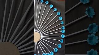 Peacock feather Style Wall Hanging ✨youtubeshorts viralshort diy wallhanging homedecor craft [upl. by Wichern]