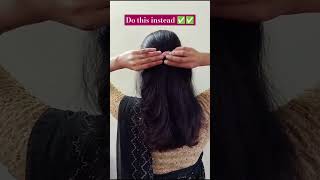 Try this instead ✅👍viralvideo hairstyle trendingvideo [upl. by Eilyab869]