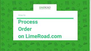 LimeRoad How To Process Order On Limeroad LimeRoadKnowHow [upl. by Ammon]