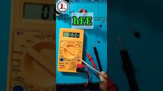 How to check NPN amp PNP transistor  transistor checking with multimeter [upl. by Ninazan395]