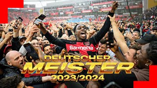 Deutscher Meister Bayer 04 Letzte Sekunden Platzsturm WIR SIND MEISTER [upl. by Fallon]