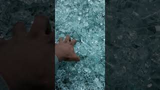 Broken toughened glass [upl. by Aittam]