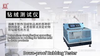 Downproof Rubbing Tester [upl. by Coltin]