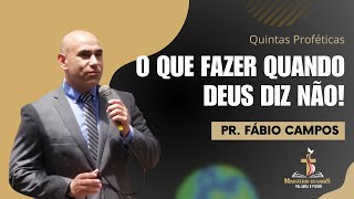 O que fazer quando Deus disser não [upl. by Dee Dee869]