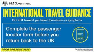 UK Passenger locator form how to fill in detailPassenger Locator Form PLFUK [upl. by Brunhilde]