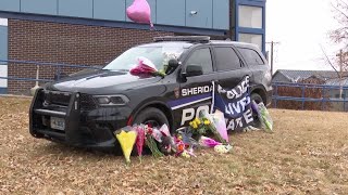 Sheridan Wyoming community collecting donations to help family of fallen officer [upl. by Riegel]