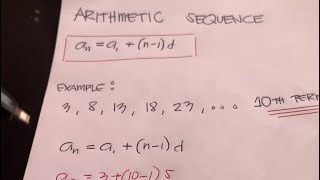 SOLVING Arithmetic amp Geometric Sequence [upl. by Nev537]