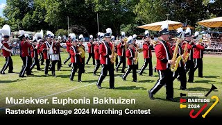 Muziekvereniging Euphonia Bakhuizen  WAMSB Marching Contest  Rasteder Musiktage 2024 [upl. by Terrill]