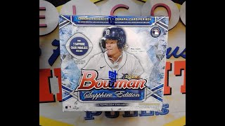 2024 BOWMAN SAPPHIRE BOX OPENING I MESSED IT UP [upl. by Ainoval]