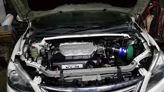 อัพเดท Nissan Sylphy วางเครื่อง Honda V6 3500cc J35Z2 VCM [upl. by Hafital509]