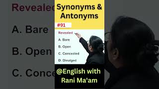 Revealed  Vocab  Synonyms amp Antonyms  UC LIVE [upl. by Neuberger]