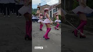 Jimena y kelsy baile cachiporristas banda cachiporrista elsalvador cachiporras dance [upl. by Craner]