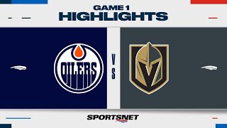 NHL Game 1 Highlights  Oilers vs Golden Knights  May 3 2023 [upl. by Acina]