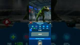 Jurassic world alive tarbosaurus unlocked tarbosaurus jurassicworld jurassicworldalive [upl. by Nylia255]