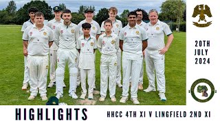 Highlights HHCC 4th XI v Lingfield 2nd XI 20072024 [upl. by Seema]