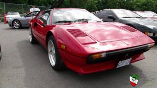 Red Ferrari 308 GTS Acceleration [upl. by Tonina]