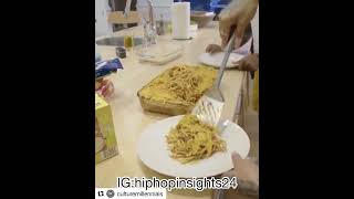 Glorilla COOKS UP Catfish and Spaghetti for Kai Cenats Dinner [upl. by Yengac]