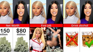 Nicki Minaj vs Cardi B Comparison [upl. by Inaliel]