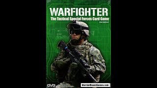 Unboxing  Warfighter The Tactical Special Forces Card Game by DVG Dan Verssen Games [upl. by Otit669]